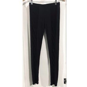 Tobi Black Leggings with Mesh Front Panel Size Large (L)